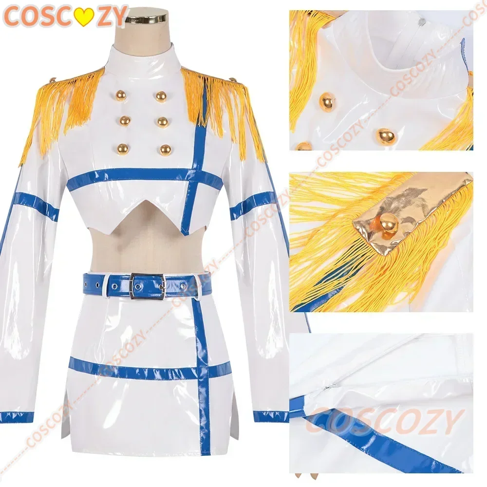 أزياء كوسبلاي أنيمي 2.5 الأبعاد إغراء نو نونوا نوكيل أزياء تنكرية أجنحة شعر مستعار أزرق قصير زي موحد أغطية الرأس جوارب التزلج