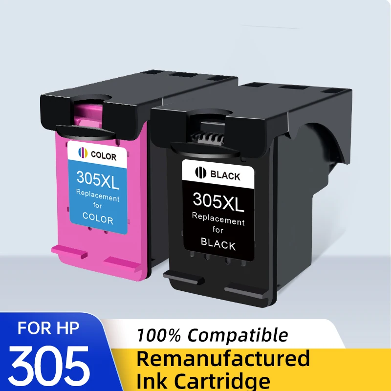 305XL Ink Cartridge Replacement For HP 305 HP305 Compatible DeskJet Series 4100 4110 4120 4121 2700 2722 Printer Cartridges XL