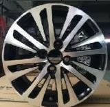 15 Inch OEM Sport Alloy Wheels Petal Blade Split Spoke Black Silver For 4x100 Compact Hatchback Car Rims