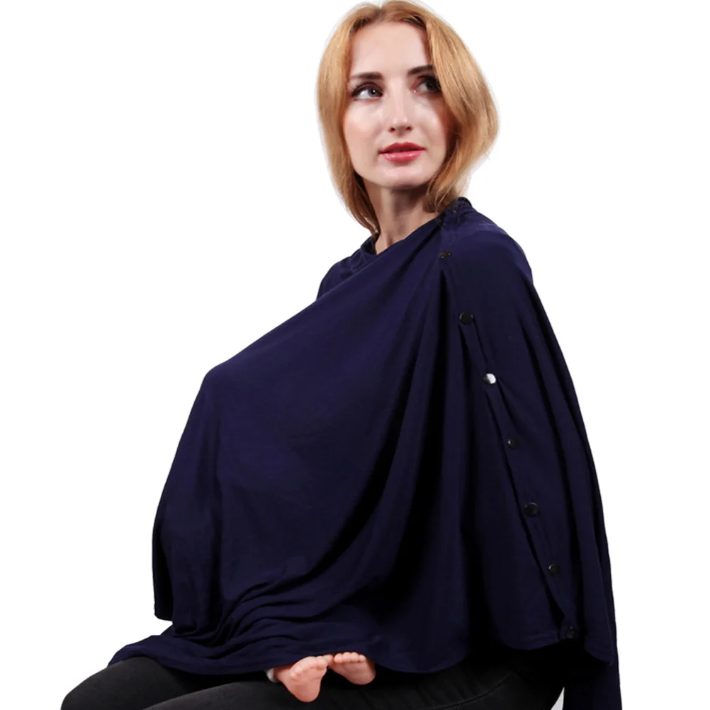 

Nursing Cover For Mom Baby Stroller Car Seat Canopy Breastfeeding Wrap Muslin Shawl Feeding Apron Infant Car Cover