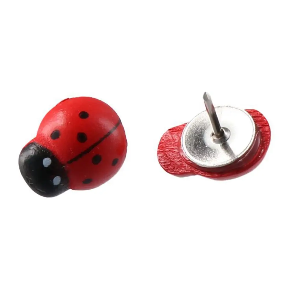 Whiteboard Red Ladybug Thumbtack Document Nail Photo Map Pins Office