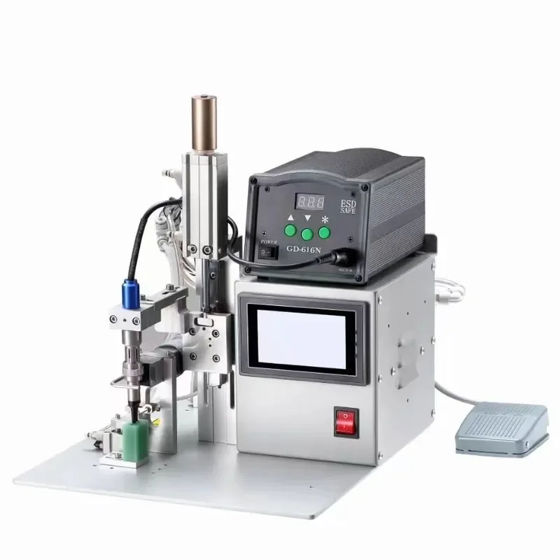 

Semi-automatic soldering machine core stripping and welding integrated machine automatic tin USB data cable head welding wire