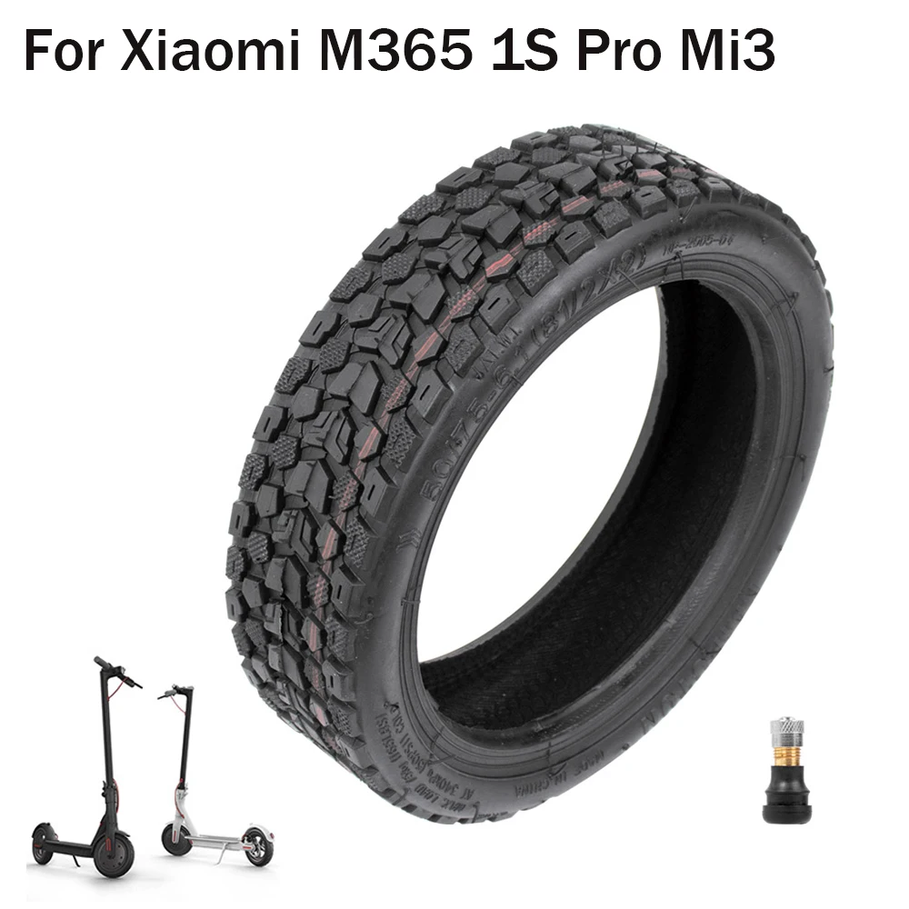 Electric Scooter 8.5inch Off Road Tire for Xiaomi M365 1S Pro Pro2 Scooter 8.5*2 50/75-6.1 Vacuum Non-Pneumatic Tire with Valve