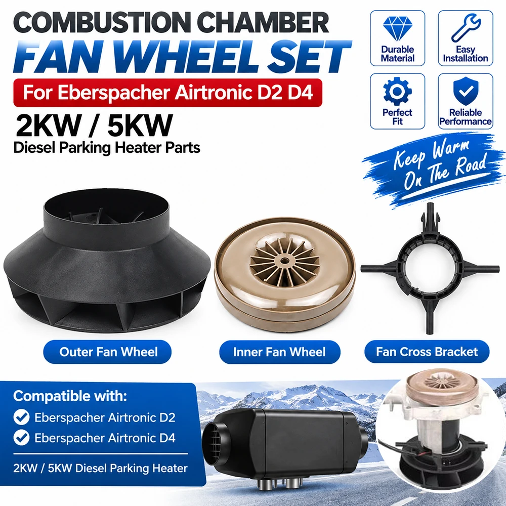 2KW 5KW Combustion Chamber Inner Outer Fan Wheel Cross Bracket for Eberspacher Airtronic D2 D4 Heater