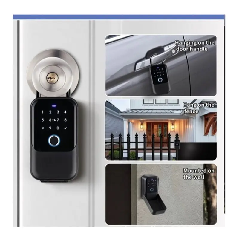 11.11 Promotion Ttlock Smartkey Lock Box Wireless Electronic Key Safe With Digital Code App Controlled Smartlock For Home Key
