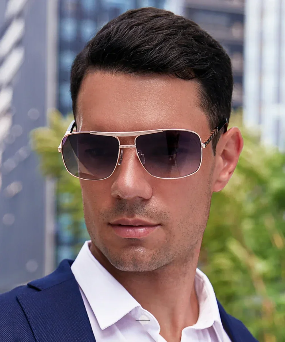 Vintage Square Men Sunglasses New Arrival 2024 Luxury Brand Designer Sun Glasses For Man UV400 Sunglass Women