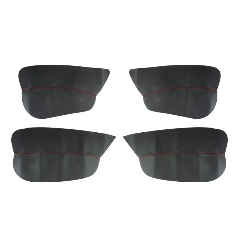 4 PCS  Microfiber Leather Door Armrest Cover for Citroen Xsara Picasso - Car Interior Protective Trim with Fitting Kits