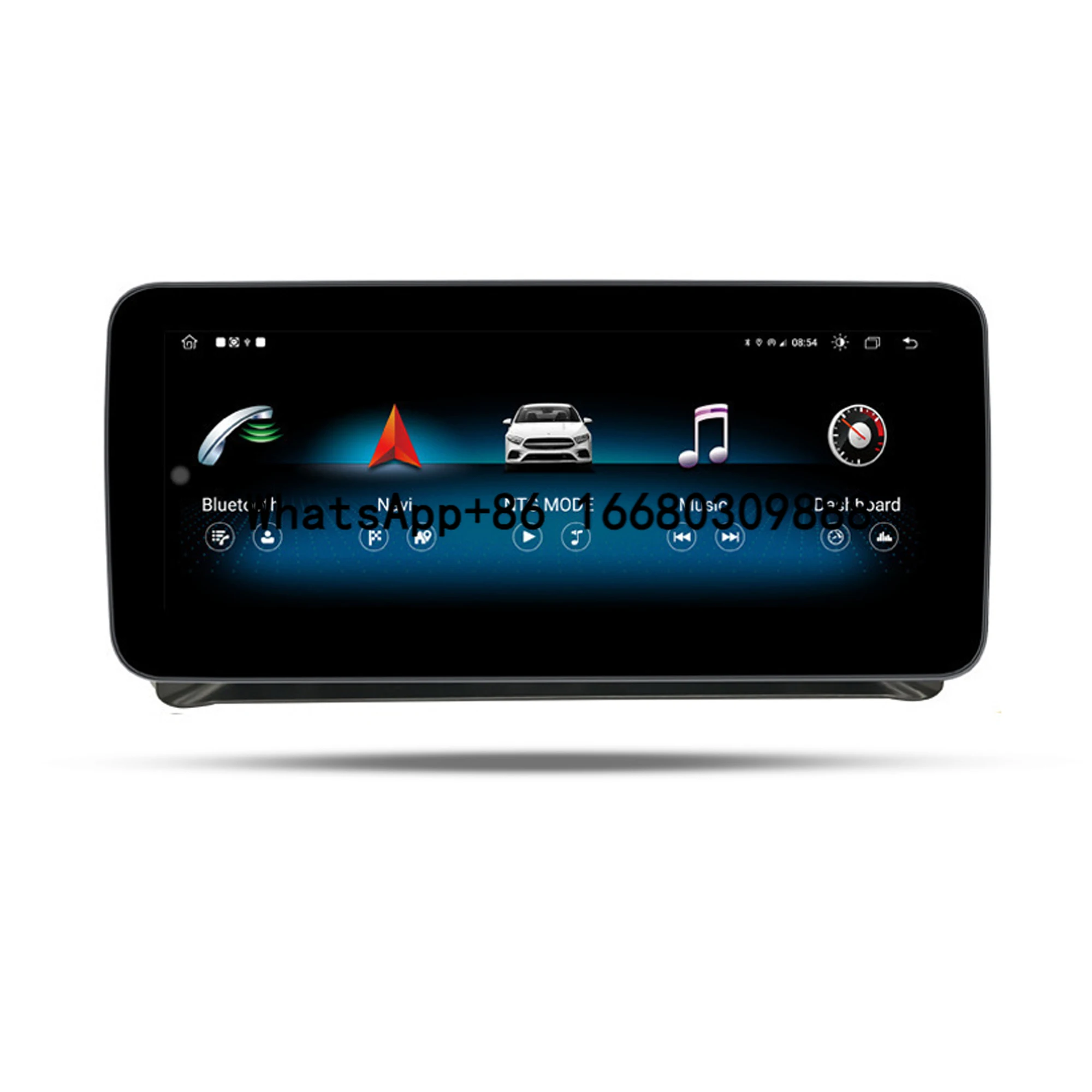 

Snapdragon 665 Wireless Carplay Android 14 Car Radio for Mercedes Benz C Class W205 GLC Class W446 Car Multimedia Autoradio