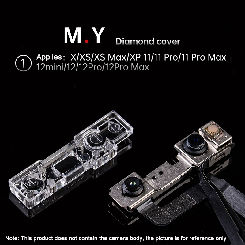 YCS MY Diamond Cover Front Camera Protective Cover Multi-function Dot Matrix Infrared Lens Protective Cover Repair Tools