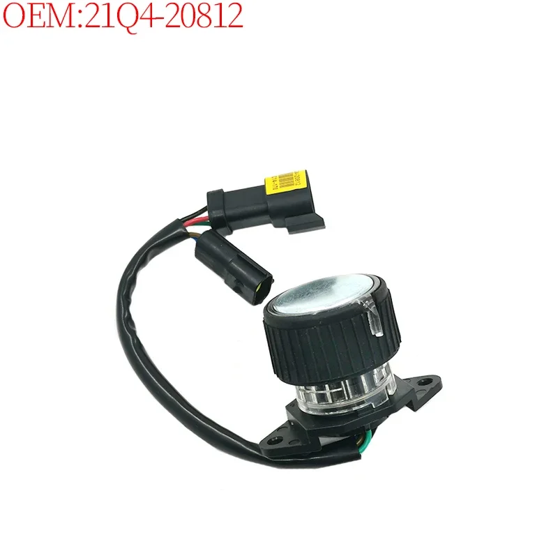 

Excavator Accessories Suitable for Hyundai R130 R150 R215 R 225-9 Throttle Knob Switch Controller (Double Plug) 21Q4-20812 New