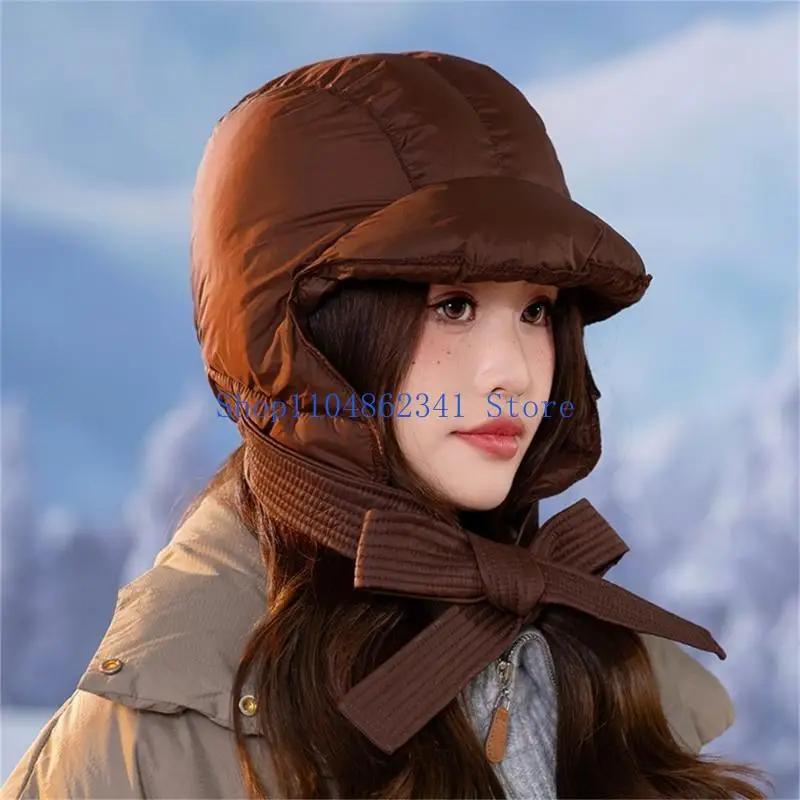 قبعة حماية مقاومة للرياح 5asd، قبعة مريحة متعددة الوظائف للجنسين، قبعة ثلج للأنشطة الخارجية والسفر #4