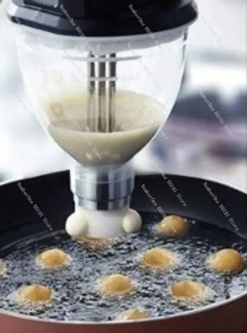 

Electric Luqaimat Maker Machine, 0.7L Handheld Automatic Dough Ball Maker for Arabic Sweet Balls, Home Kitchen Cooking Tool