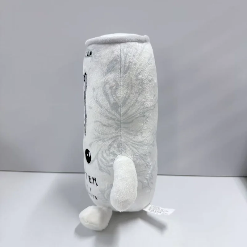 Zero Sugar White Monster Energy Drink Plush Toy Simulation Can Stuffed Doll Cute Soft Figure Decor Gift For Friend Home Ornament