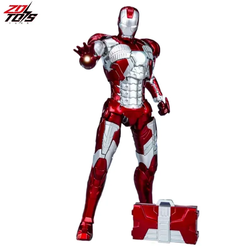

Оригинальные ZD Toys Marvel, подлинная лицензия, Железный человек MK5, экшн-фигурки, коллекция игрушек, подарочная модель, украшения