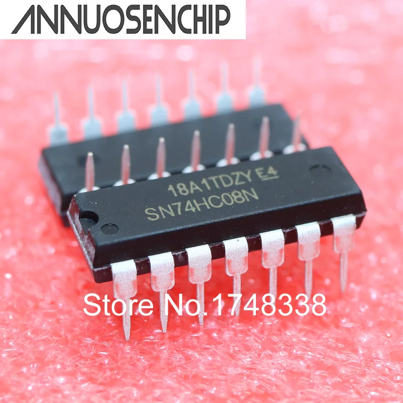 

100 шт. SN74HC08N DIP14 SN74HC08 DIP 74HC08N 74HC08 новые и оригинальные, бесплатная доставка