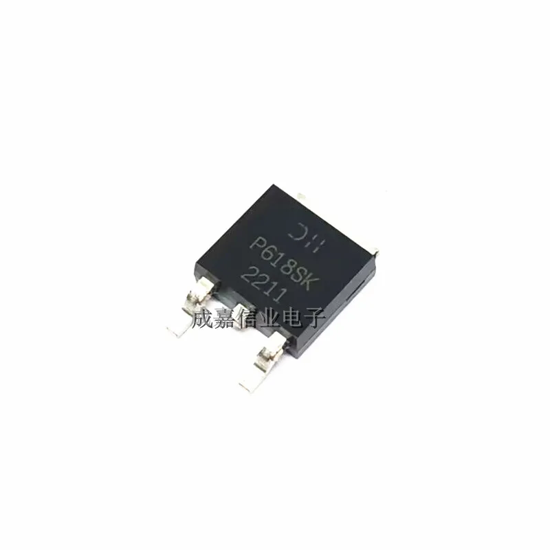 10 шт./партия, цветовая яркость-252-3; P618SK MOSFET 60V 14A P-Channel 110mOhms, Рабочая температура:- 55 C-+ 150 C