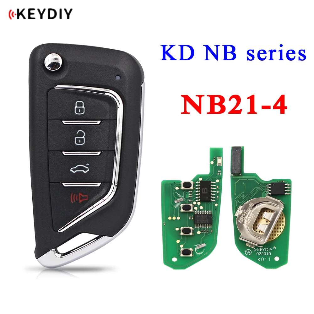 

KEYDIY 4 Button Universal NB Series Multi-functional Remote Control NB21-4 for KD900 URG200 KD-X2 KD MAX All Functions In One