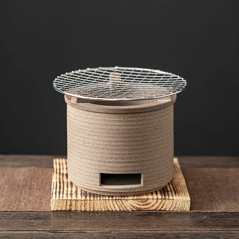 

Grill teapot warmer Ceramic charcoal burner Kungfu tea stove Portable teaware stove for tea pot set Firepit clay charcoal grill
