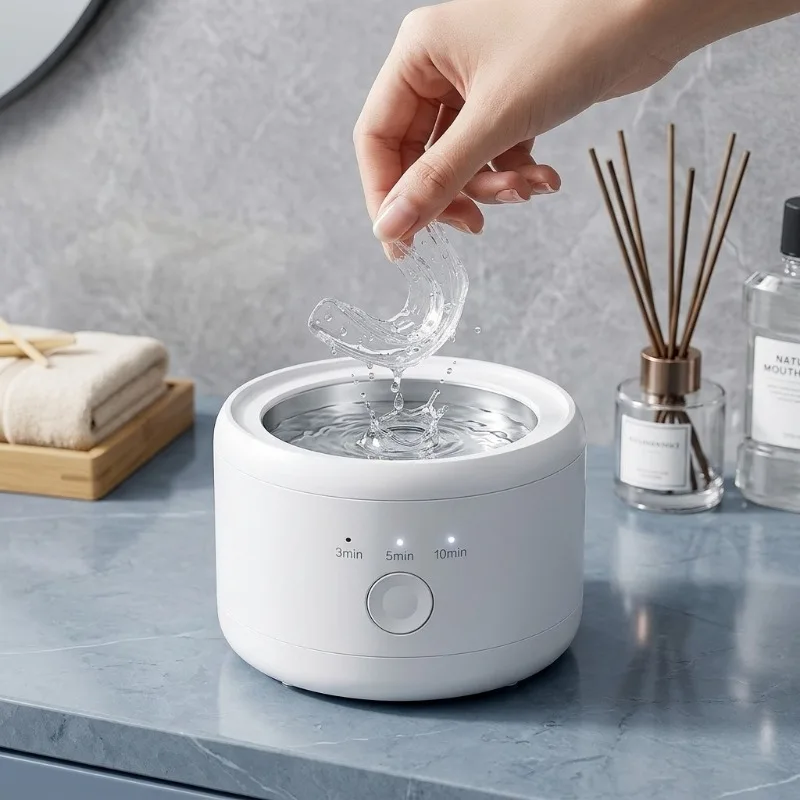 

Ultrasonic Cleaner for Braces Dentures Jewelry Electric Multi-Function Cleaning Machine