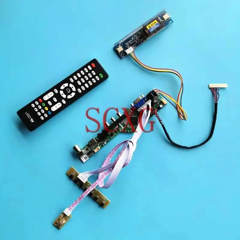 For M215H1 M215HW01 M215HW03 Laptop Screen Controller Board 1920*1080 VGA HDMI-Compatible AV USB DIY Kit LVDS 30 Pin 21.5