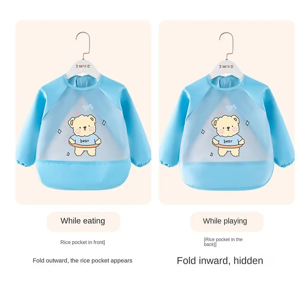 防水ベビー授乳よだれかけ長袖無洗浄唾液タオルげっぷエプロン快適な汚れ防止ベビーよだれかけげっぷ服