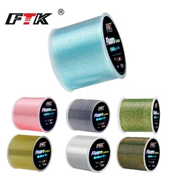 FTK-Ligne de pêche invisible à revêtement fluorocarbone, fil de 120m, 0.20mm-0.50mm, 4.13LB-34.32LB