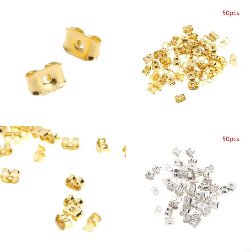 195C Secure Secure Earring Backs No Fading Metal for Butterfly Earback