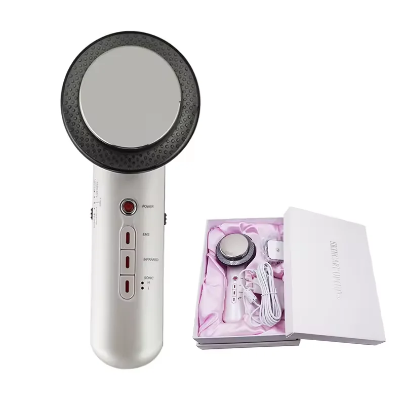 

Multifunctional 3 in 1 beauty machine facial beauty derived ultrasonic massage wrinkle remover infrared slimming machine