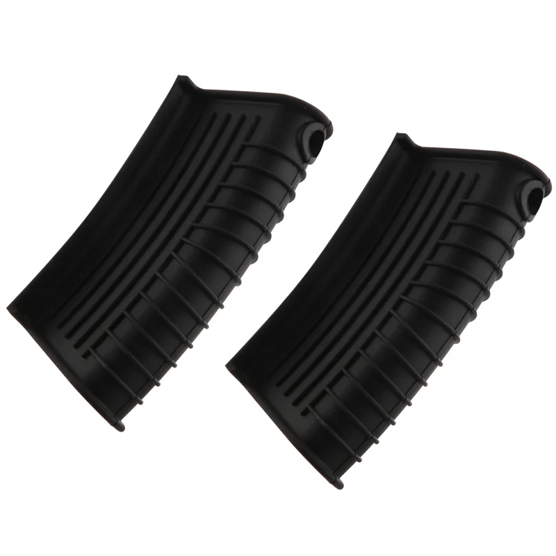 A68M-سميكة سيليكون عموم غطاء مقبض غطاء عازل عموم قرط كبس مقلاة حديد الزهر مقلاة ووك مقبض حامل ، 2 قطعة