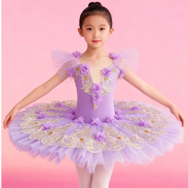 Sommer Kinder Ballett Kleid Mädchen Kinder Kleidung Prinzessin Kleid Frauen Ballett Tutu Tanz Kostüme Mutter Tochter Outfit Vestido