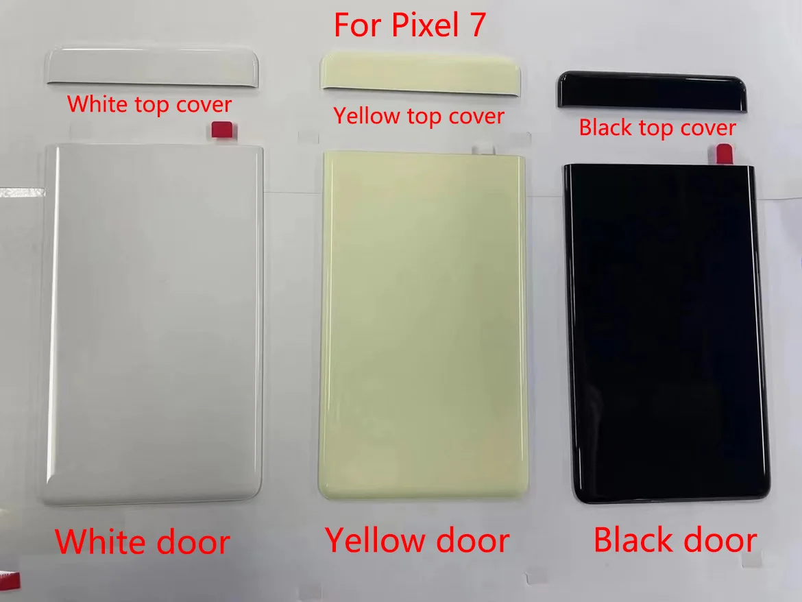 Battery Door Cover Back ,Top cover ,Middle frame with Camera Bezel Lens，Sim Card Tray  For Google Pixel 7 pixel 7 pro