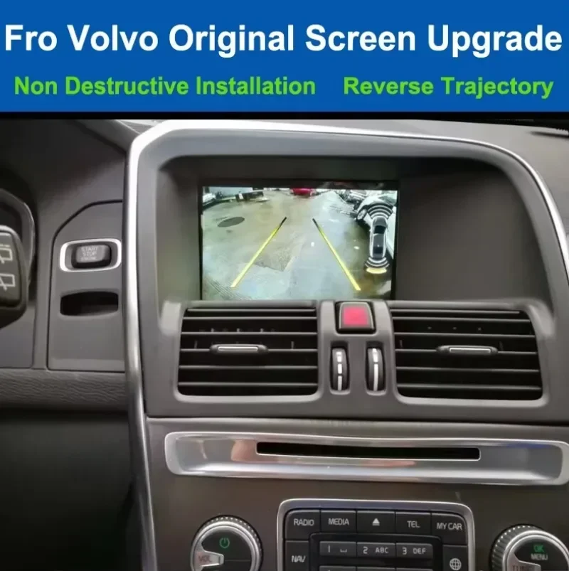 Front Rear Backup Camera Kit For Volvo XC60 2011 2012 2013 2014 2015 ~ 2017 Work With Original Screen Parking Aid Reverse Camera