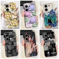 For Infinix Zero 30 5G Case X6731 Popular Flower Soft Silicone TPU Back Cover For Infinix Zero 30 Zero30 Camera Protection Funda