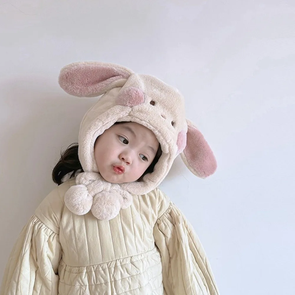 

Новая шапка Lei Feng, теплая ветрозащитная пуловерная шапка, холодостойкая шапка-бини с милыми ушками для детей от 0 до 6 лет