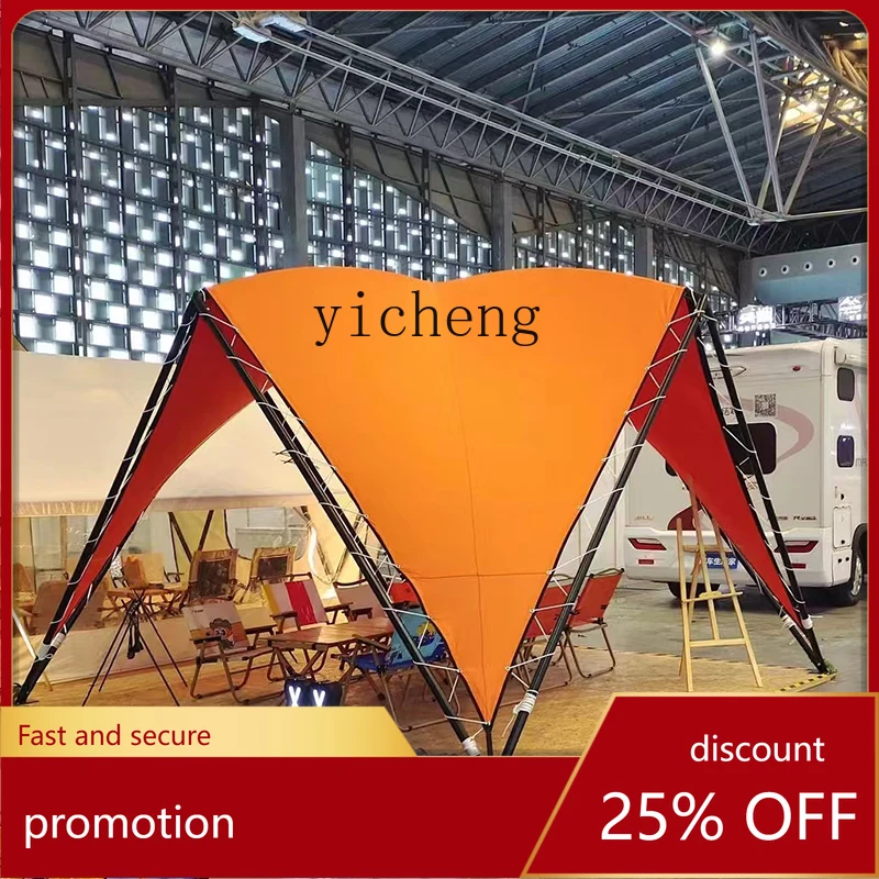 CZ  Tent Outdoor Extra Large Campsite Rooftop BBQ Yard Windproof Sunshade Shelter