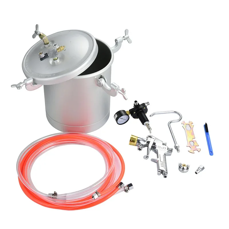 10L Upstairs 2.0 / 2.5 / 3.0 / 3.5 / 4.0 Water-in-water Pressure Tank Paint Spray Gun Spreading Barrel Coating Latex Nozzle