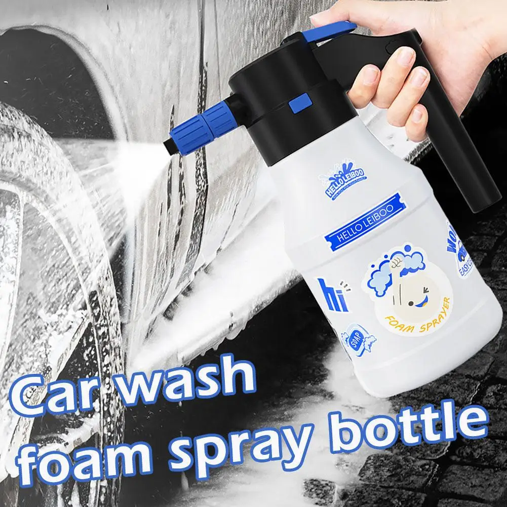 

1.5L Electric Pressurization Car Wash Foam Sprayer Car Can Washing Pneumatic Spray Gardening Type Foam Pot Spray New N9N5