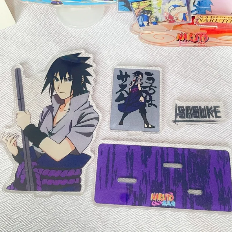 ناروتو محلية الصنع زخرفة اوزوماكي ناروتو اوتشيها ساسوكي أنيمي الطرفية الكرتون اللوحة الإبداعية شخصية الديكور هدية #5