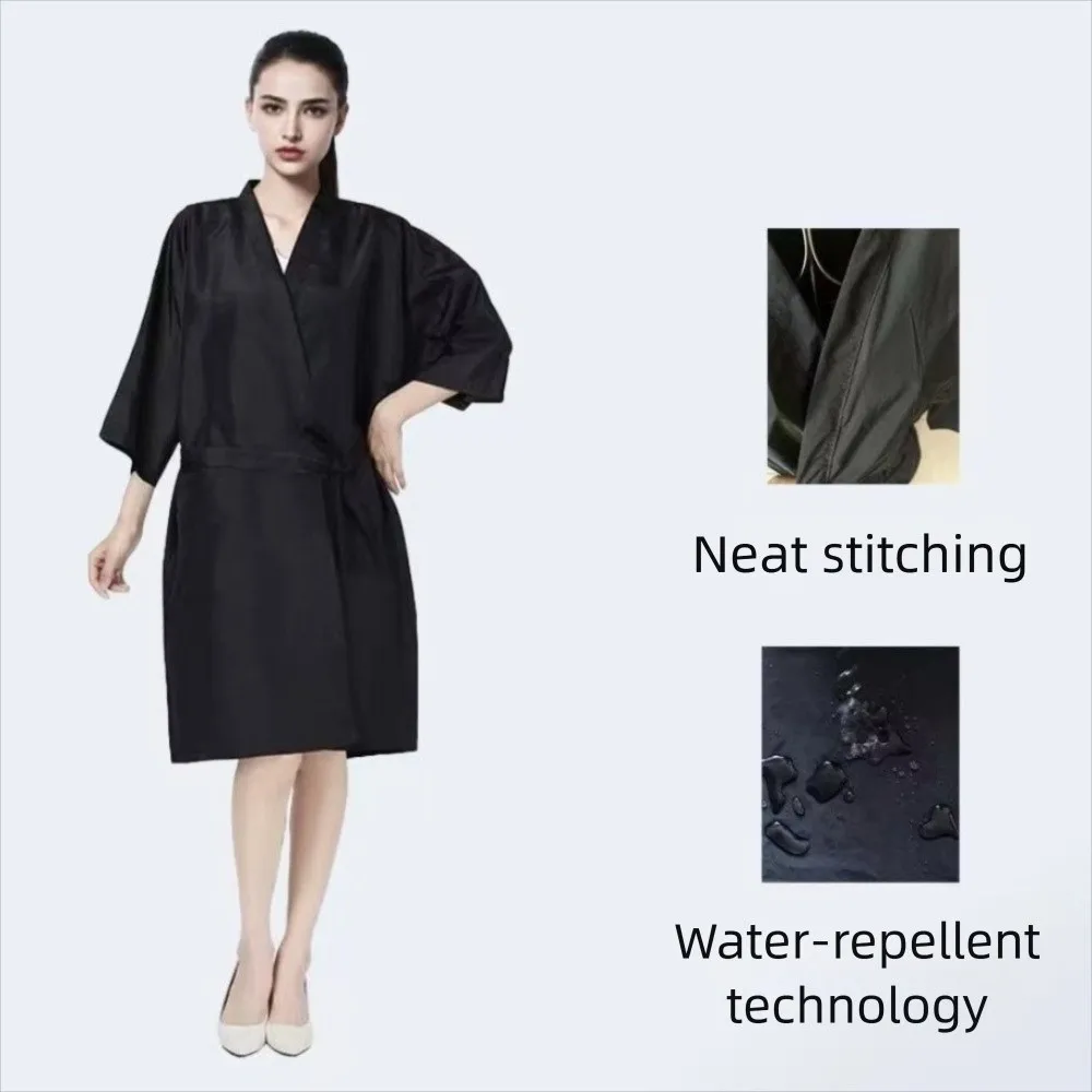 Professional Hair Salon Smock Hair Cutting Waterproof Hairdresser Apron Hairdressing Non-stick Hair Salon Client Gown Robes Cape