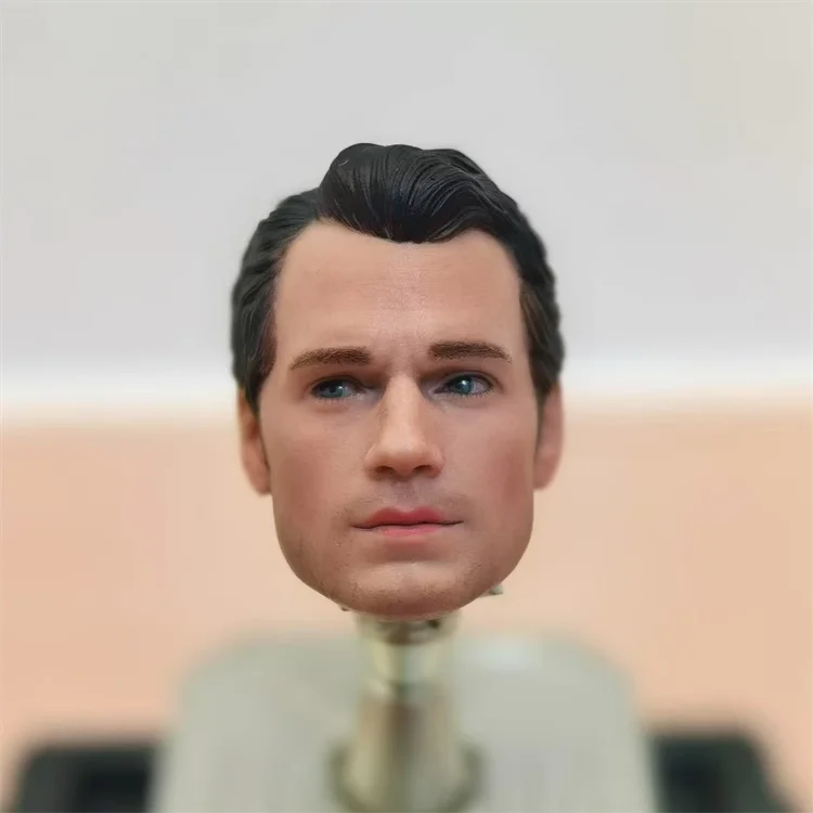 

Handmade 1/12 Scale Male Soldier Super Henry Head Sculpt Model Movable Eye Design Toys Accessory fit Welike Mezco 6" Figure Body