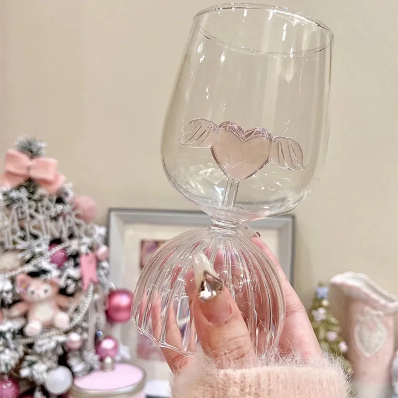 Creative Wine Glasses for Lady, Goblet, Water Glass, Fairy Glass,Wedding, Birthday Gifts, Hotel Bar Decoration Accessories