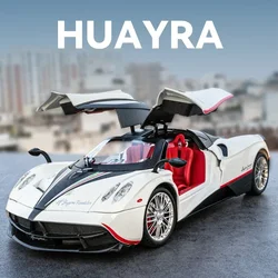 1:18 Pagani Huayra Dinastia Racing Sport Car Alloy Metal Diecast Model Toy Vehicle Toy Car Sound & Light Collection Boy Toy Gift