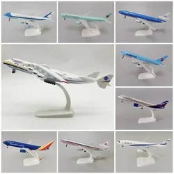 20cm aleación de Metal ANTONOV EE. UU. Sudoreste Canadá coreano KLM Airlines B787 B787 B747 A380 B737 modelo de avión