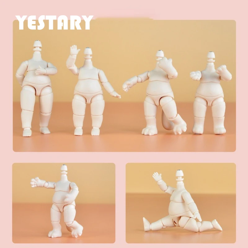 

YESTARY YMY 11 Spherical Joint Doll Body YMY 8-10CM For GSC Obitsu 11 BJD 1/12 1/8 Dolls Accessories Female Body Toys Girl Gifts