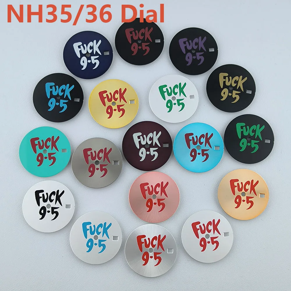 NH35 Dial 28.5mm Watch Dial Custom logo Dial No Luminous dial Fit NH Series movement watch accessories