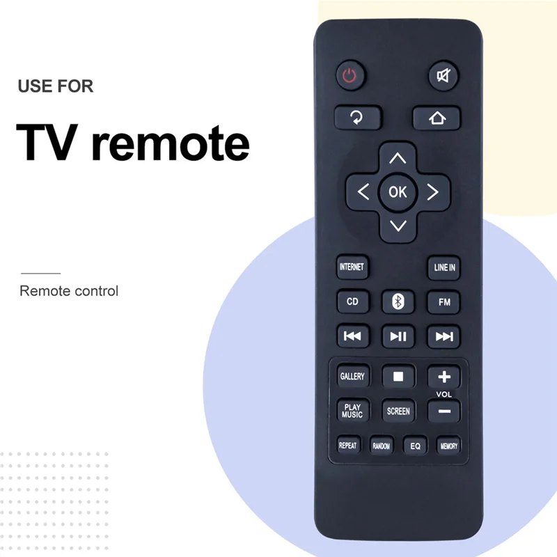 Remote Control RTS7110B RTS7630B Replaced for RCA Home Theater Soundbar RTS739BWS RTS7010B RTS7110B-2 RTS7010B-E1