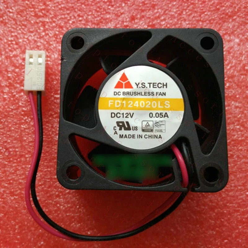 

F 1 шт. новый вентилятор охлаждения Y.S.TECH FD124020LS DC12V 0.05A 2pin # QW