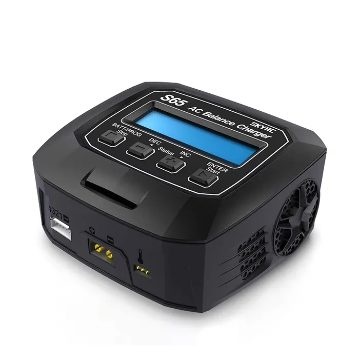 SKYRC S65 AC Balance Charger 10W Discharger XT60 Connector 65W 6A Smart Charger for LiPo/LiFe/Lilon/NiMH/NiCd/PB/LiHV VS B6 S60