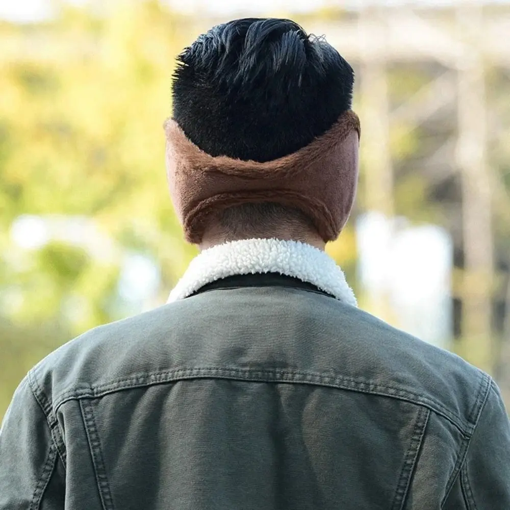 1 قطع دائم رشاقته غطاء للأذنين يندبروف الصوف الأذن الدافئة حامي شتاء دافئ لينة الأذن يفشل ركوب الدراجات في الهواء الطلق #2