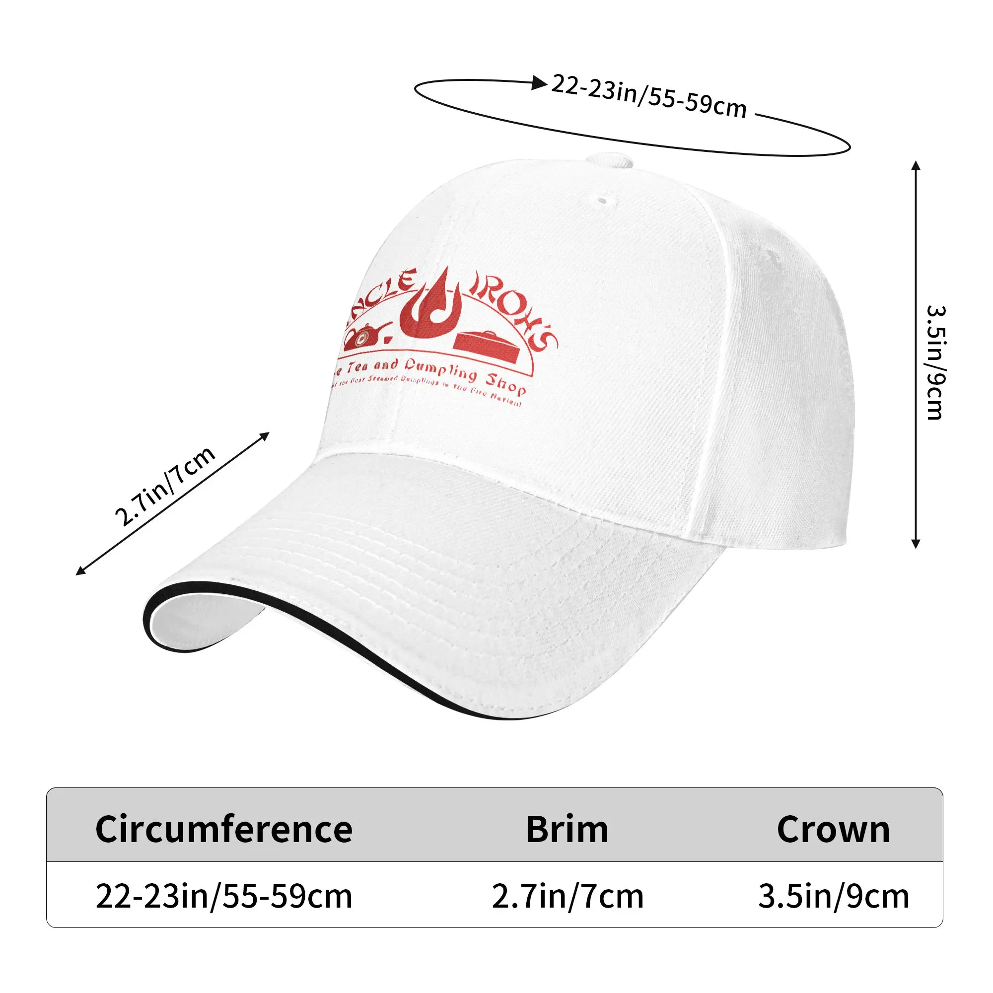 Spring Avatars Airbender Uncle Iroh's Fine Tea Shop Baseball Cap  Outdoor Sports y2k Funny Print Sun Hip Hop Hats Unisex-Teens